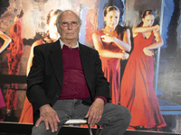The filmmaker Carlos Saura attends the presentation of the exhibition 'Carlos Saura and dance' at the Fernan Gomez Theater in Madrid, Spain...