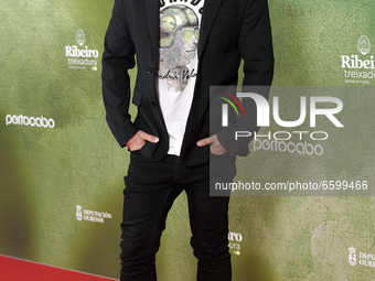 Boro Barber attends the 'Cunados' Premiere at Callao Cinema in Madrid, Spain on April 6, 2021. (