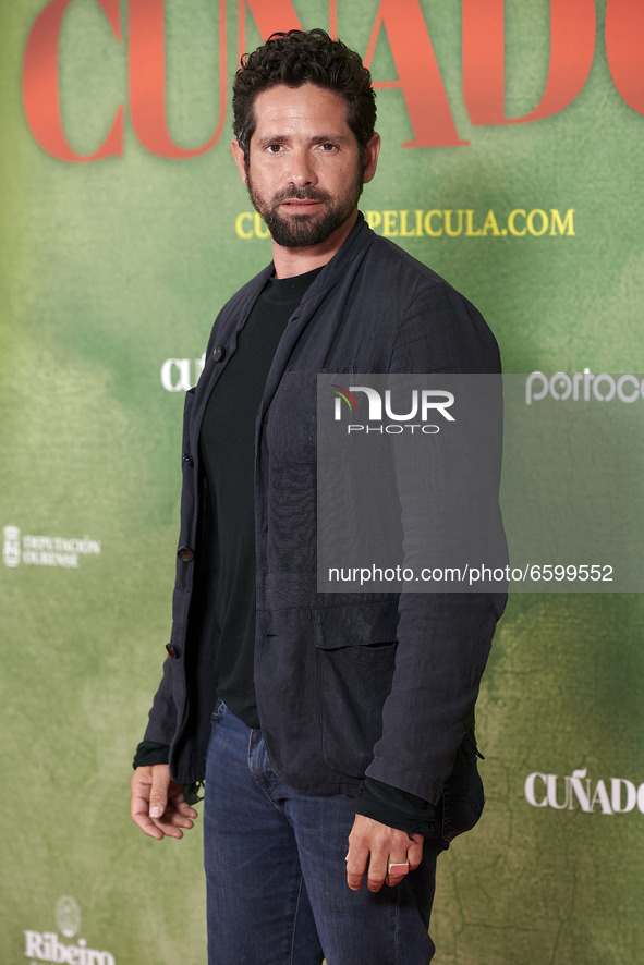Harlys Becerra attends the 'Cunados' Premiere at Callao Cinema in Madrid, Spain on April 6, 2021. 