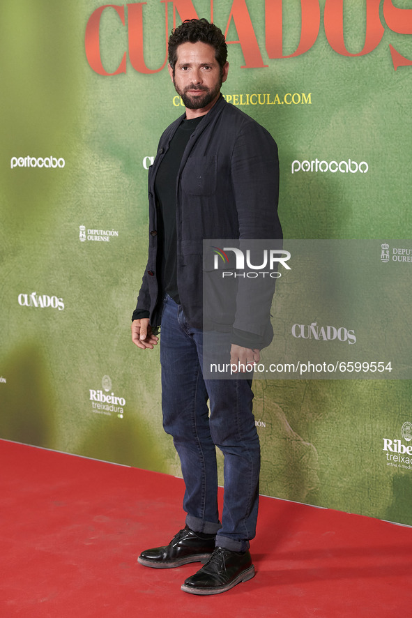 Harlys Becerra attends the 'Cunados' Premiere at Callao Cinema in Madrid, Spain on April 6, 2021. 