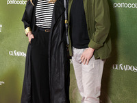 Marta Hazas, Javier Veiga attends the 'Cunados' Premiere at Callao Cinema in Madrid, Spain on April 6, 2021. (