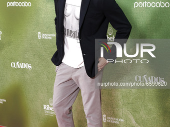 Alex Hafner attends the 'Cunados' Premiere at Callao Cinema in Madrid, Spain on April 6, 2021. (