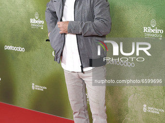 Miguel de Lira attends the 'Cunados' Premiere at Callao Cinema in Madrid, Spain on April 6, 2021. (