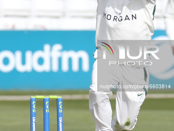  Worcestershire's Brett D'Oliveira   during  Championship Day One of Four between Essex CCC and Worcestershire CCC at The Cloudfm County Gro...