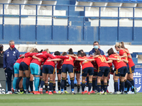 Spain players during the International Friendly Women match between Spain v Netherlands at the Estadio Municipal Antonio Lorenzo Cuevas in M...