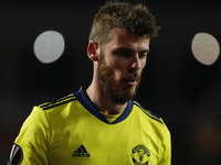 David De Gea, of Manchester United during the UEFA Europa League Quarter Final leg one match between Granada CF and Manchester United at Nue...
