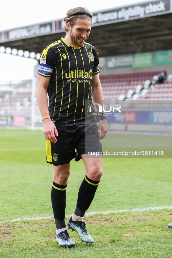 Bristol Rovers captain Luke Leahy during the first half of the Sky Bet League 1 match between Northampton Town and Bristol Rovers at the PTS...