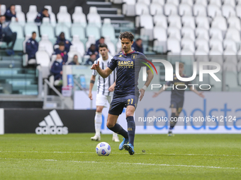 Ivan Radovanovic of Genoa CFC during the Serie A football match between Juventus FC and Genoa CFC at Allianz Stadium on April 11, 2021 in Tu...