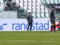 Davide Ballardini, head coach of Genoa CFC, during the Serie A football match between Juventus FC and Genoa CFC at Allianz Stadium on April...