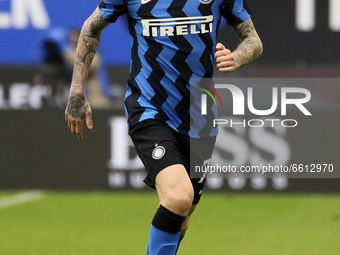 Marcelo Brozovic of FC Internazionale in action during the Serie A match between FC Internazionale  and Cagliari Calcio at Stadio Giuseppe M...