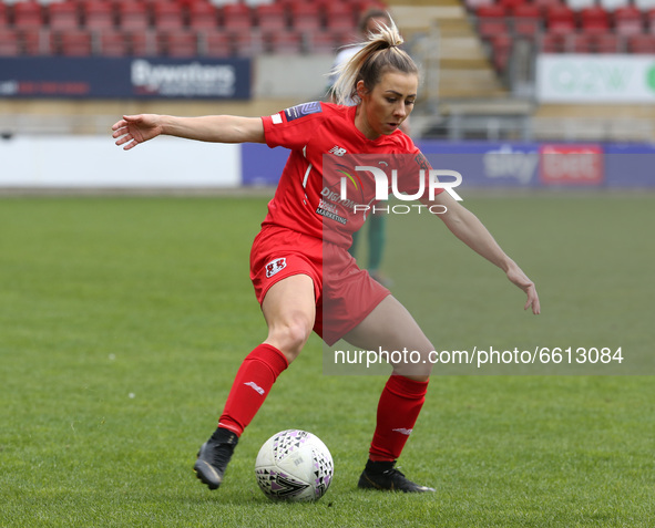 Sophie Lee of Leyton Orient Wome during The Vitality Women's FA Cup Third Round Proper between Leyton Orient Women  and Chichester & Selsey...