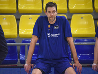 Pau Gasol during the match between FC Barcelona and Real Madrid, corresponding to the week 30 of the Liga Endesa, played at the Palau Blaugr...