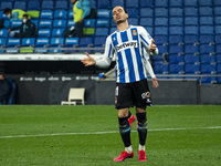 Raul de Tomas during the match between RCD Espanyol and CD Leganes, corresponding to the week 34 of the Liga Smartbank, played at the RCDE S...