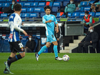 Gaku Shibasaki during the match between RCD Espanyol and CD Leganes, corresponding to the week 34 of the Liga Smartbank, played at the RCDE...