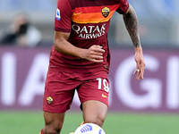 Bryan Reynolds of AS Roma during the Serie A match between AS Roma and Bologna FC at Stadio Olimpico, Rome, Italy on 11 April 2021. (