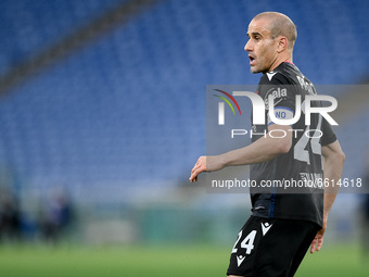 Rodrigo Palacio of Bologna FC looks on during the Serie A match between AS Roma and Bologna FC at Stadio Olimpico, Rome, Italy on 11 April 2...