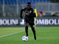 Musa Juwara of Bologna FC during the Serie A match between AS Roma and Bologna FC at Stadio Olimpico, Rome, Italy on 11 April 2021. (