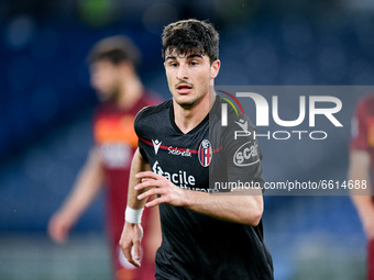Riccardo Orsolini of Bologna FC looks on during the Serie A match between AS Roma and Bologna FC at Stadio Olimpico, Rome, Italy on 11 April...