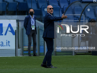Davide Ballardini manager of Genoa CFC during the Serie A match between SS Lazio and Genoa CFC at Stadio Olimpico, Rome, Italy on 2 May 2021...