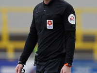  Referee, Andrew Miller during National League between Sutton United and Aldershot Town at Gander Green Lane, Sutton, England on 01st  May,...
