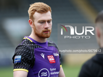 
 Alex Donaghy of Newcastle Thunder before the BETFRED Championship match between Newcastle Thunder and Batley Bulldogs at Kingston Park, Ne...