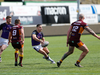 
 Jake Shorrocks of Newcastle Thunder in action during the BETFRED Championship match between Newcastle Thunder and Batley Bulldogs at Kings...
