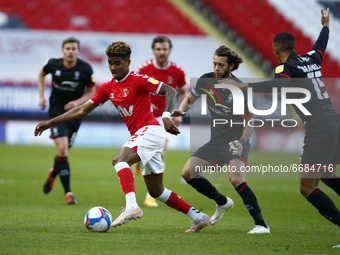  Charlton Athletic's Ian Maatsen (on loan from Chelsea) during Sky Bet League One between Charlton Athletic  and Lincoln City at The Valley,...