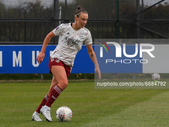  Caitlin Foord of Arsenal  during Barclays FA Women's Super League between Everton Women and Arsenal at Walton Hall Park Stadium, Liverpool,...