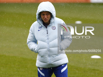 Chelsea Ladies Fran Kirby during  FA Women's Spur League betweenTottenham Hotspur and Chelsea  at The Hive stadium , Barnet , London , UK on...