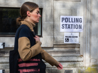 Polling begins in the loc council and mayoral elections on 6th May 2021 in London, UK. (