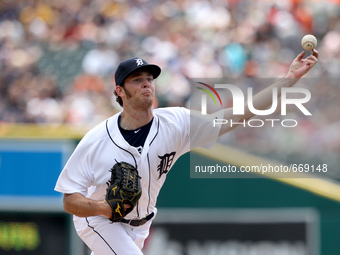 Detroit Tigers starting pitcher Kyle Ryan delivers a pitch in the third inning of a baseball game against the Pittsburgh Pirates in Detroit,...