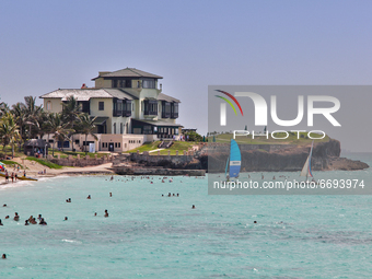 Luxury resort along the beach in Varadero, Cuba. (