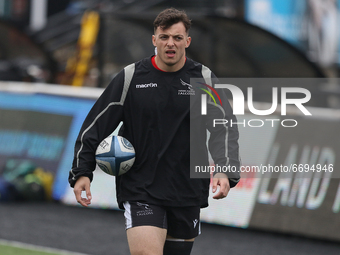   Adam Radwan of Newcastle Falcons during the Gallagher Premiership match between Newcastle Falcons and London Irish at Kingston Park, Newca...