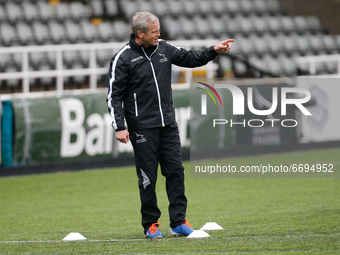   Dave Walder (Falcons head coach) pictured before the Gallagher Premiership match between Newcastle Falcons and London Irish at Kingston P...