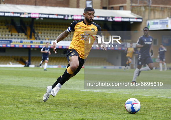 Newport County's Joss Labadie  during Sky Bet League Two between Southend United and Newport Countyat Roots Hall Stadium , Southend, UK on 0...
