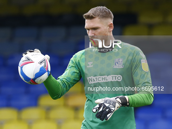 Mark Oxley of Southend United during Sky Bet League Two between Southend United and Newport Countyat Roots Hall Stadium , Southend, UK on 08...
