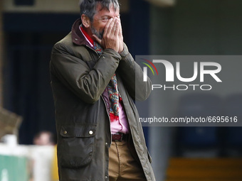 Phil Brown manager of Southend United during Sky Bet League Two between Southend United and Newport Countyat Roots Hall Stadium , Southend,...