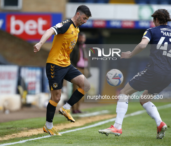 Newport County's Padraig Amond  during Sky Bet League Two between Southend United and Newport Countyat Roots Hall Stadium , Southend, UK on...