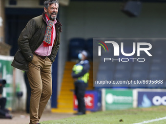 Phil Brown manager of Southend United  during Sky Bet League Two between Southend United and Newport Countyat Roots Hall Stadium , Southend,...