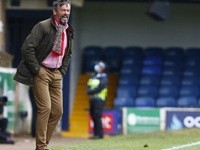 Phil Brown manager of Southend United  during Sky Bet League Two between Southend United and Newport Countyat Roots Hall Stadium , Southend,...