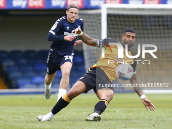 Newport County's Joss Labadie during Sky Bet League Two between Southend United and Newport Countyat Roots Hall Stadium , Southend, UK on 08...