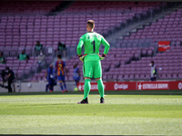 Marc Andre Ter Stegen during the match between FC Barcelona and Club Atletico Madrid, corresponding to the week 35 of the Liga Santander, pl...
