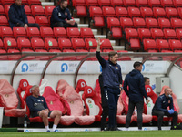  Northampton Town manager Jon Brady  during the Sky Bet League 1 match between Sunderland and Northampton Town at the Stadium Of Light, Sund...