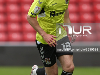   Bryn Morris of Northampton Town during the Sky Bet League 1 match between Sunderland and Northampton Town at the Stadium Of Light, Sunderl...