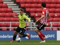  Sam Hoskins of Northampton Town and Luke O'Nien of Sunderland  during the Sky Bet League 1 match between Sunderland and Northampton Town at...