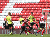  Chris Maguire of Sunderland shoots at goal during the Sky Bet League 1 match between Sunderland and Northampton Town at the Stadium Of Ligh...