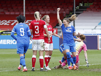  GOAL - Maya Le Tissier of Brighton and Hove Albion WFC scores during Barclays FA Women Super League match between Brighton and Hove Albion...