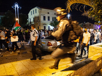 Palestinian citizens of Israel were met with a strong Israeli police response during a protest in Haifa against Israeli actions in Jerusalem...
