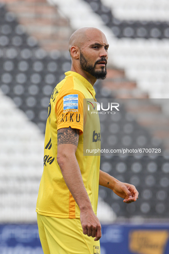 Yohan Benalouane #29 of Aris during the soccer match between PAOK v Aris for the Play-off of Super League Greece, in Toumba stadium, Thessal...
