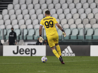 Gianluigi Donnarumma of AC Milan during the Serie A match between Juventus FC and AC Milan at Allianz Stadium on May 09, 2021 in Turin, Ital...